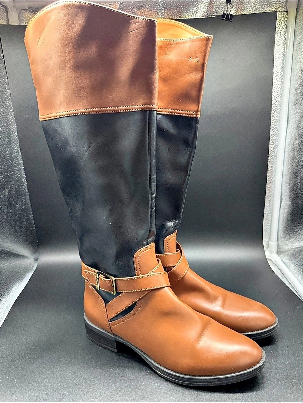 Circus by Sam Edelman Two-Tone Heeled Boots US 8.5